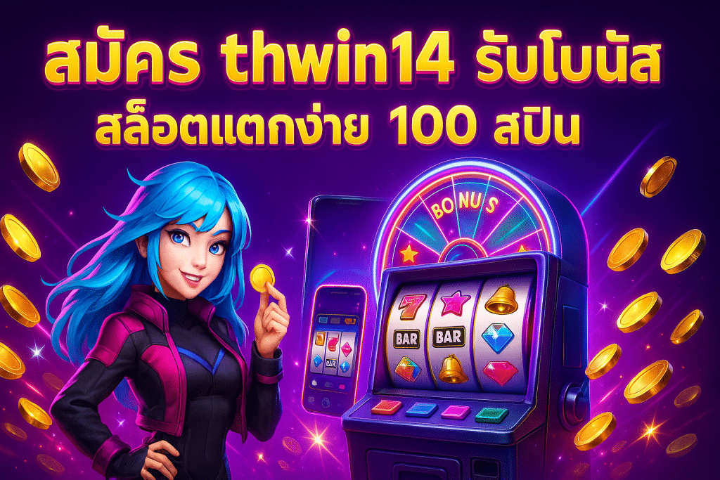 สมัคร thwin14 รับโบนัส