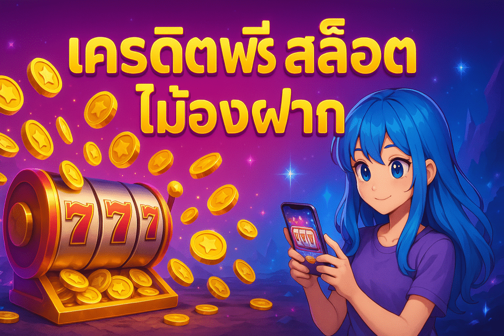 เครดิตฟรี สล็อต ไม่ต้องฝาก